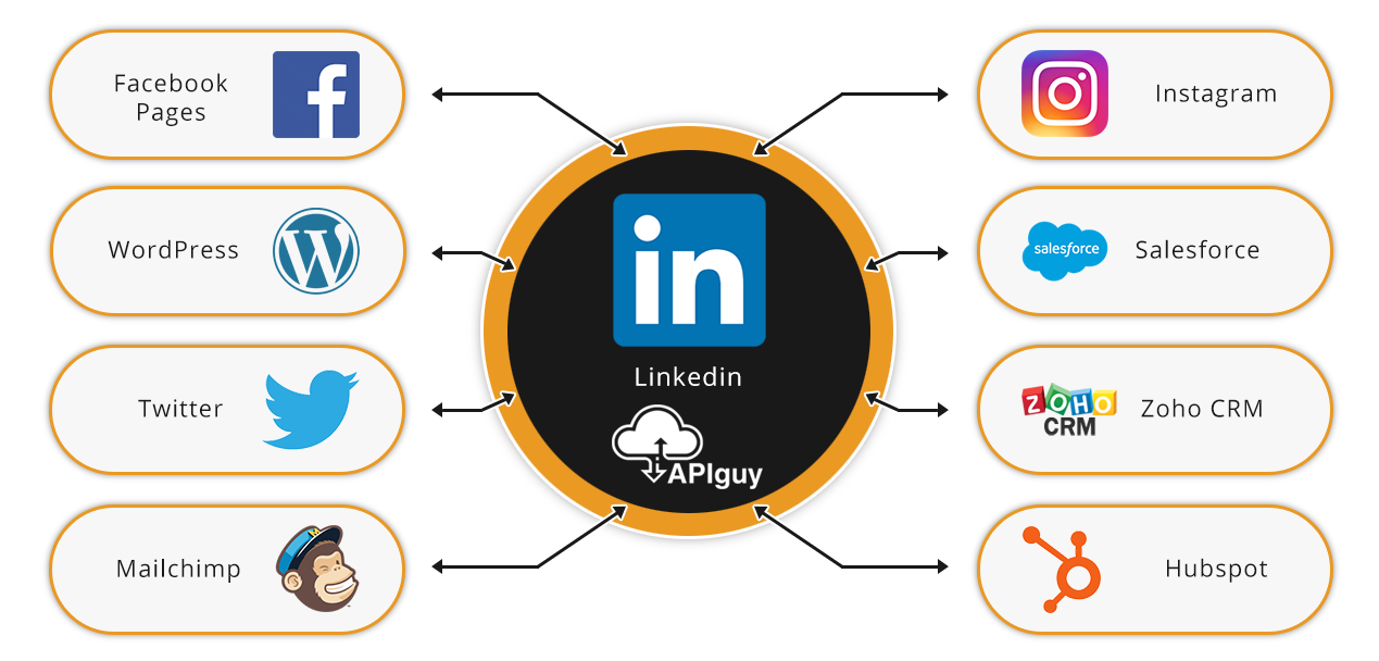 Linkedin software integration and automation with API Guy