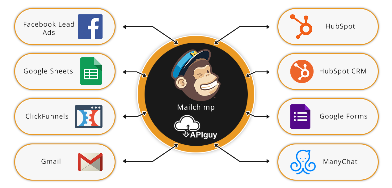Mailchimp software integration and automation with API Guy