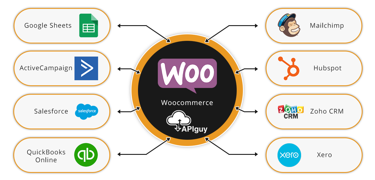 Woocommerce software integration and automation with API Guy